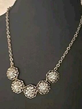 Vintage Lia Sophia Statment Cocktail Necklace 55cm